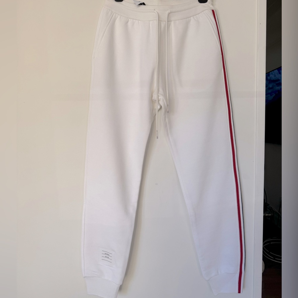 Thom Browne RWB-stripe track pants